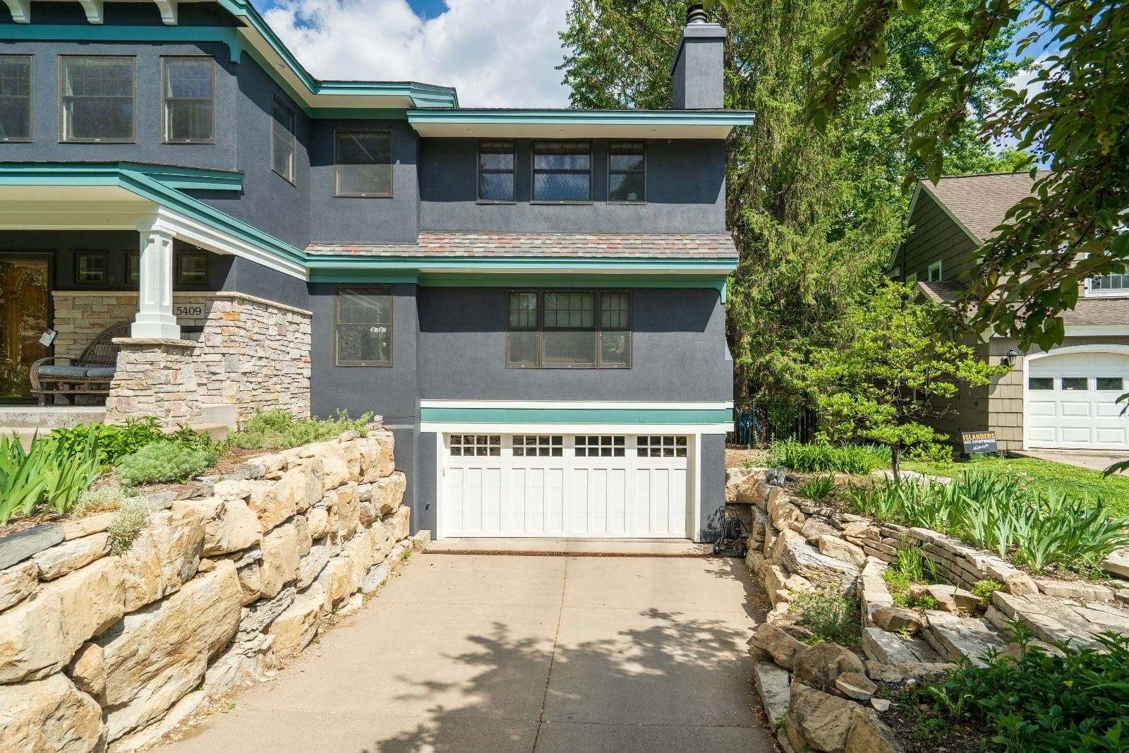 Stucco repaint in Edina
